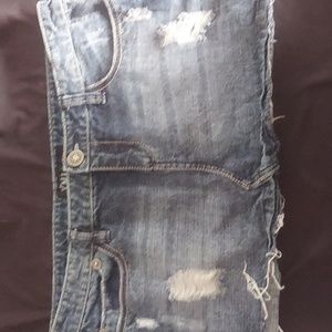 YMI denim mini skirt